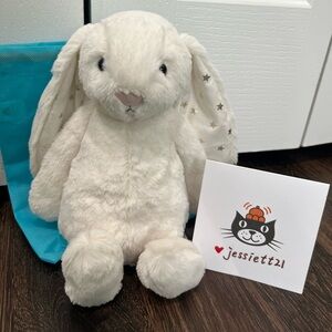 Jellycat Original Bashful Twinkle Bunny 100%Authentic NWT US